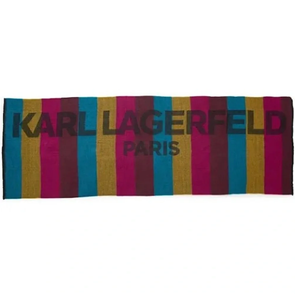 🧣NWT! Karl Lagerfeld Logo Large Blanket Scarf